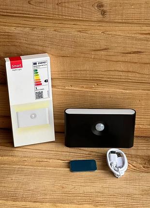 Розумний led нічник з датчиком світла, руху та магнітним кріпленням induction lamp