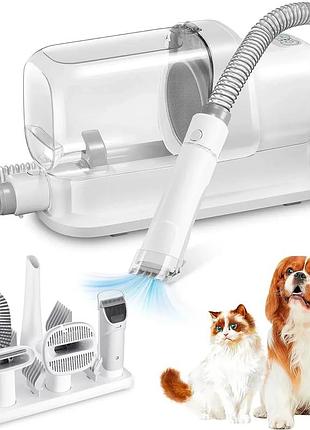 Набір для догляду та грумінгу з пилососом petchois gv1