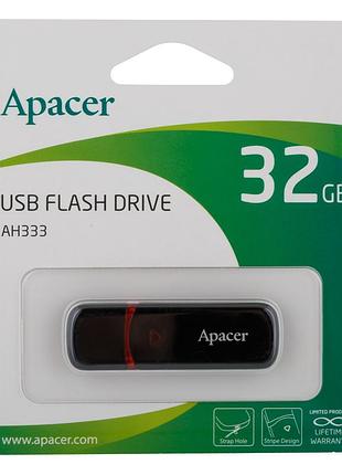 Usb флэш-накопитель apacer ah333 32gb цвет черный