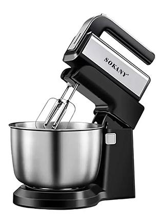 Миксер стационарный sokany cx-6652 чаша 3,5 л 500 вт