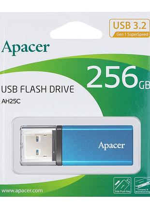 Usb флеш-накопичувач 3.2 apacer ah25c 256gb колір синiй
