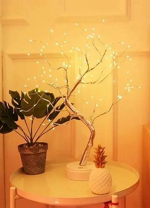Настільний світильник diy auelife 108 led дерево гірлянда бонсай auelife тепле світло