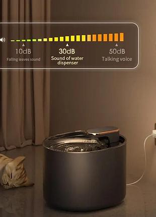 Автоматическая поилка для животных 3л фонтан для котов и собак pet water dispenser ukc со сменным фильтром