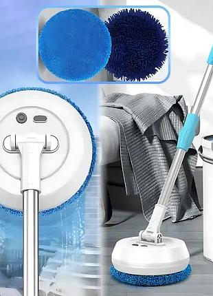 Беспроводная аккумуляторная швабра с двумя насадками wireless cleaner aa102 /аккумуляторная швабра для дома
