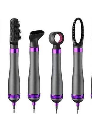 Фен-гребінець,стайлер для волосся haire dryer 6в1 (ha61)