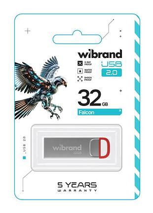 Usb флэш-накопитель wibrand 32gb falcon цвет красный