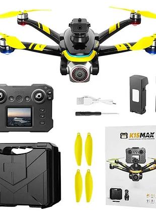 Xkj k15max беспроводный дрон с экранным пультом дистанционного управления fpv-камерой, оптическим позиционированием и системой