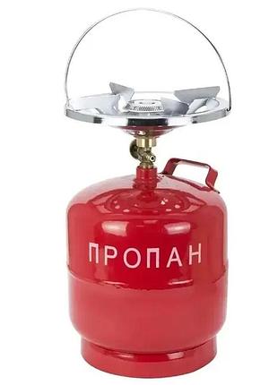 Кемпінговий газовий балон турист на 8 л з пальником