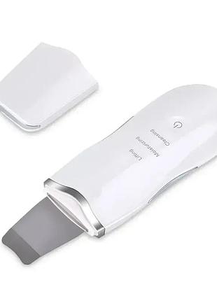 Ультразвуковой скраббер портативный для чистки лица face cleaner 8816 / очиститель поров / скрабер лифтинг
