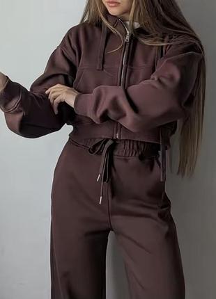 🤎❄️зимний костюм шоколад люкс 🔥2025-2026🍫❄️🤎🧡