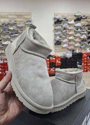 Жіночі ugg classic mini grey suede,37-40  натуральна замша , овчина