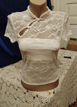 Ажурный молочный трп