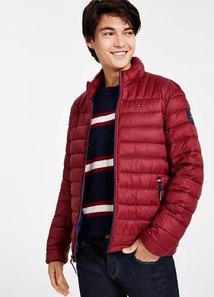 Мужская стеганая куртка-пуховик от tommy hilfiger