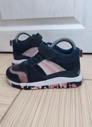 Кожаные демисезонные ботинки clarks, 29 р., 17,5-19 см