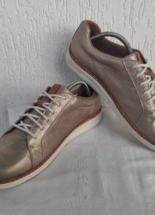 Туфли кожанние clarks unstructured cushion pius р.40