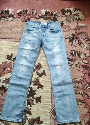 Джинсы мужские с потертостями artist.