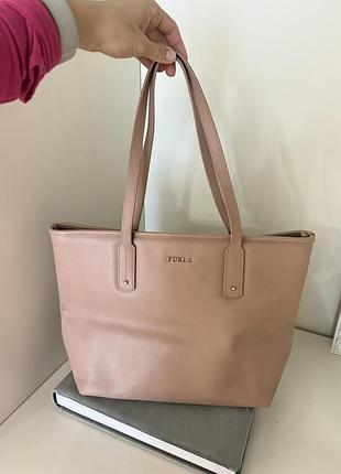 Сумка furla пудрова