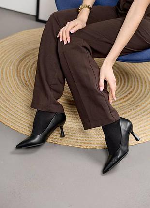 Туфли на удобном каблуке