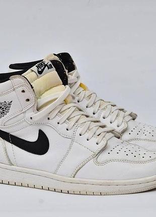 Nike air jordan 42р кросівки високі  шкіряні