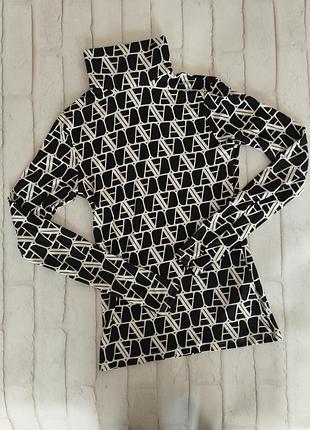 Гольф водолаза лонгслив