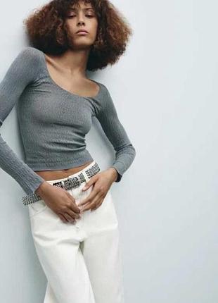 Сірий лонг zara xs-s