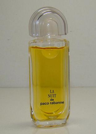 Миниатюра la nuit paco rabanne. оригинал. винтаж.