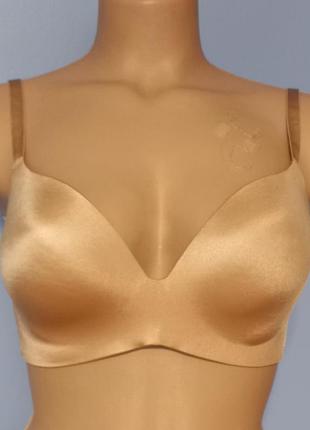 Бюстгальтер бежевий гладкий