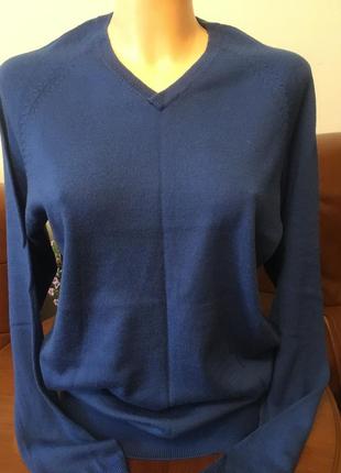 Джемпер пуловер  мериносовая шерсть