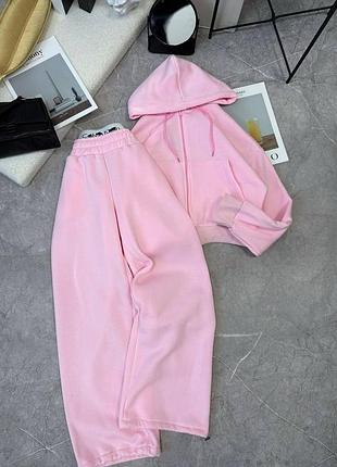 Костюм с лого резинкою на штанах