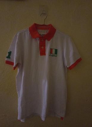 🔥 стильне поло ze$findi — рідкісний дизайн, розмір m! 🔥