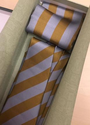 Шелковый галстук и платок bossner berlin handcrafted эксклюзивный комплект1 фото
