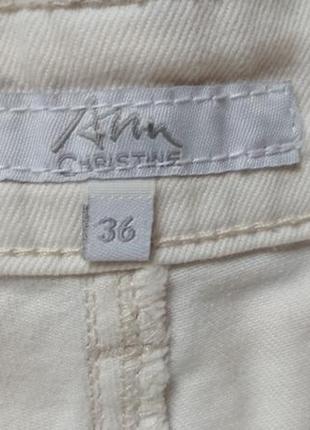 Ann christine білі шорти джинсові шорти джинси з вишивкою білі молочні пастельні фірмові джинс5 фото
