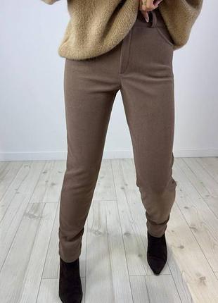 ✨теплые брюки из вельвета на толстом флисе • мокко/черные/графитовые • размеры 42–60 (арт.75/871)✨