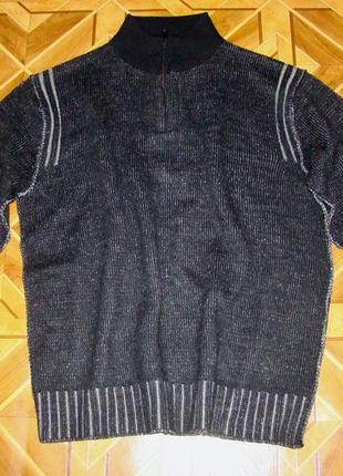 Мужской меланжевый свитер damage р.xxl