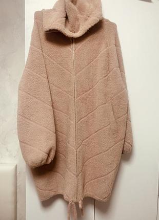 Кардиган пальто альпака 54-60 розмір