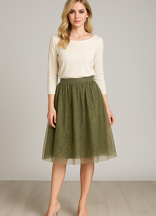 .праздничная фатиновая юбка