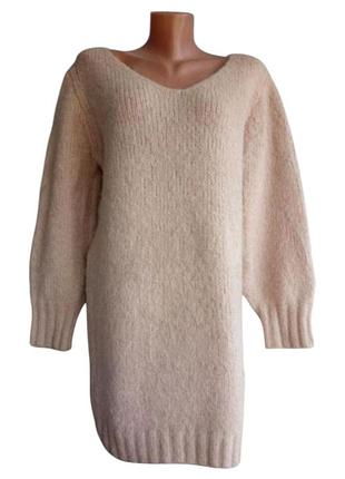 Мягкий толстый пушистый свитер джемпер туника