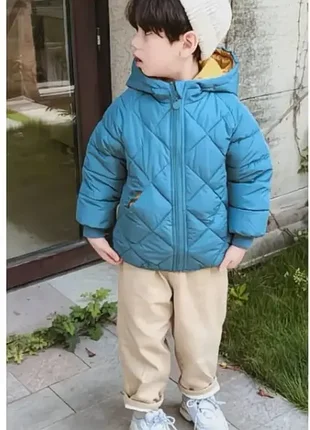 Дитяча куртка унісекс холодна осінь/еврозима колір синій