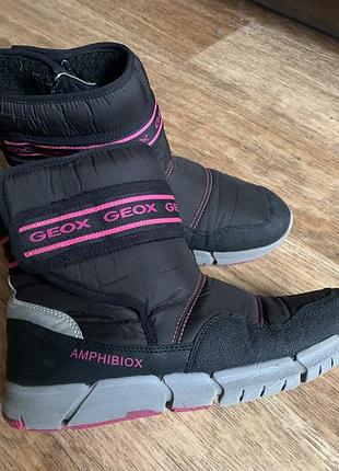 Водонепроникні термо ботінки geox з мембраною р.38 дутики чоботи джеокс