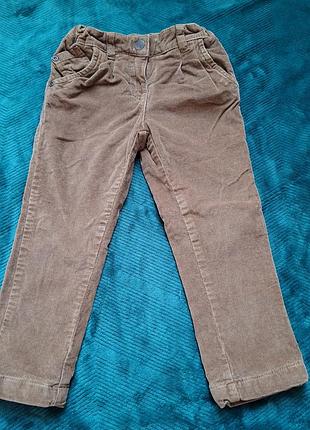 Штани вельветові утеплені 104р palomino
