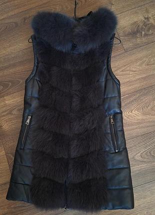 Жилетка с мехом
