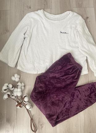 Тепла піжама зимова жіноча