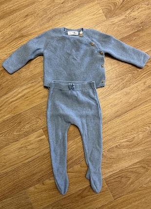 Вʼязаний костюм zara