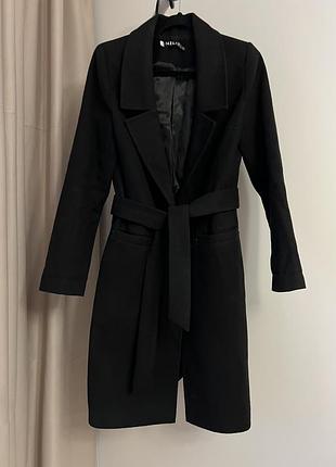 Пальто міді з паском