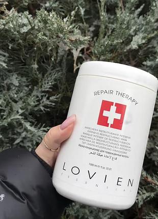 Маска lovien essential repair therapy intensive restructuring mask для сухих и поврежденных волос, 1000 мл