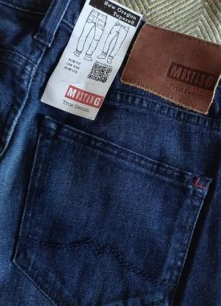 Крутые мужские джинсы в обтяжку mustang оригинал , w28 l32.