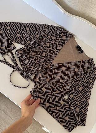 Топ блуза в сітку топ блуза в орнамент