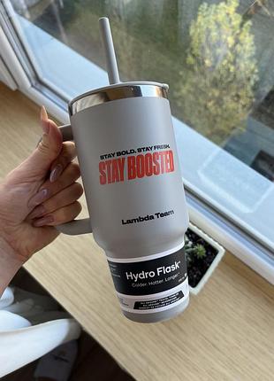 Термокухель термочашка термокрушка з соломинкою hydro flask hydro
