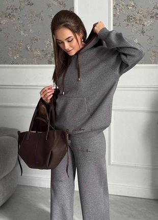 Брендовий жіночий базовий трикотажний костюм лоро піана