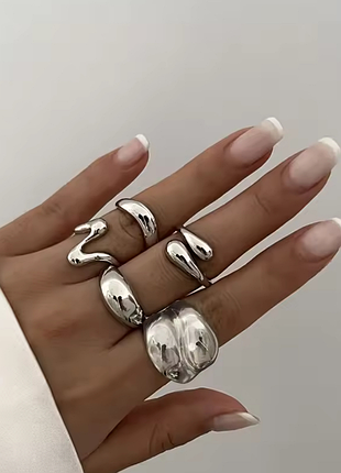 Набір кілець 5 штук тренд